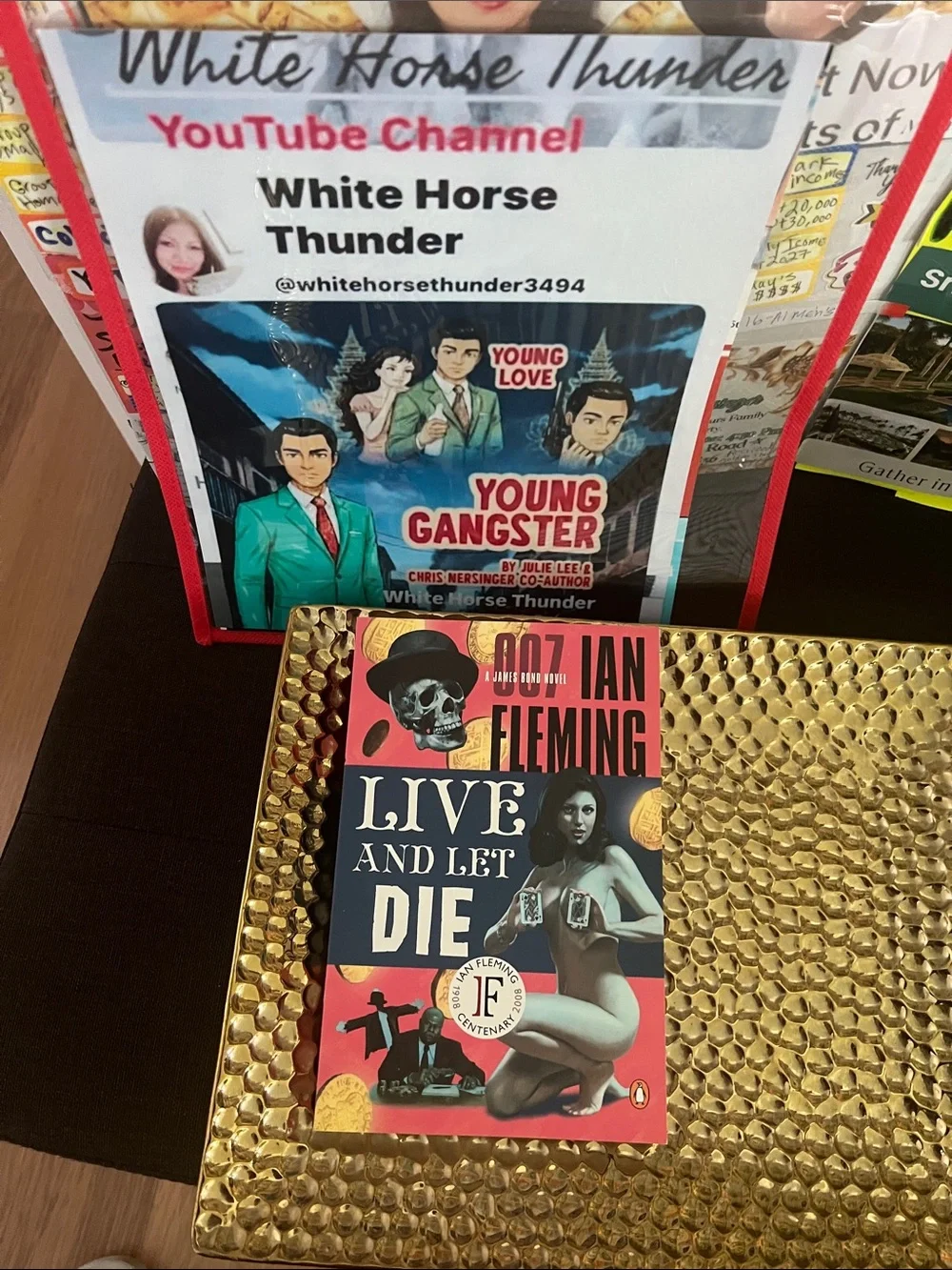 #2871**Live and Let Die Paperback - Red & Navy